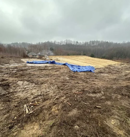 Prace ziemne przygotowawcze pod dom modułowy (7)