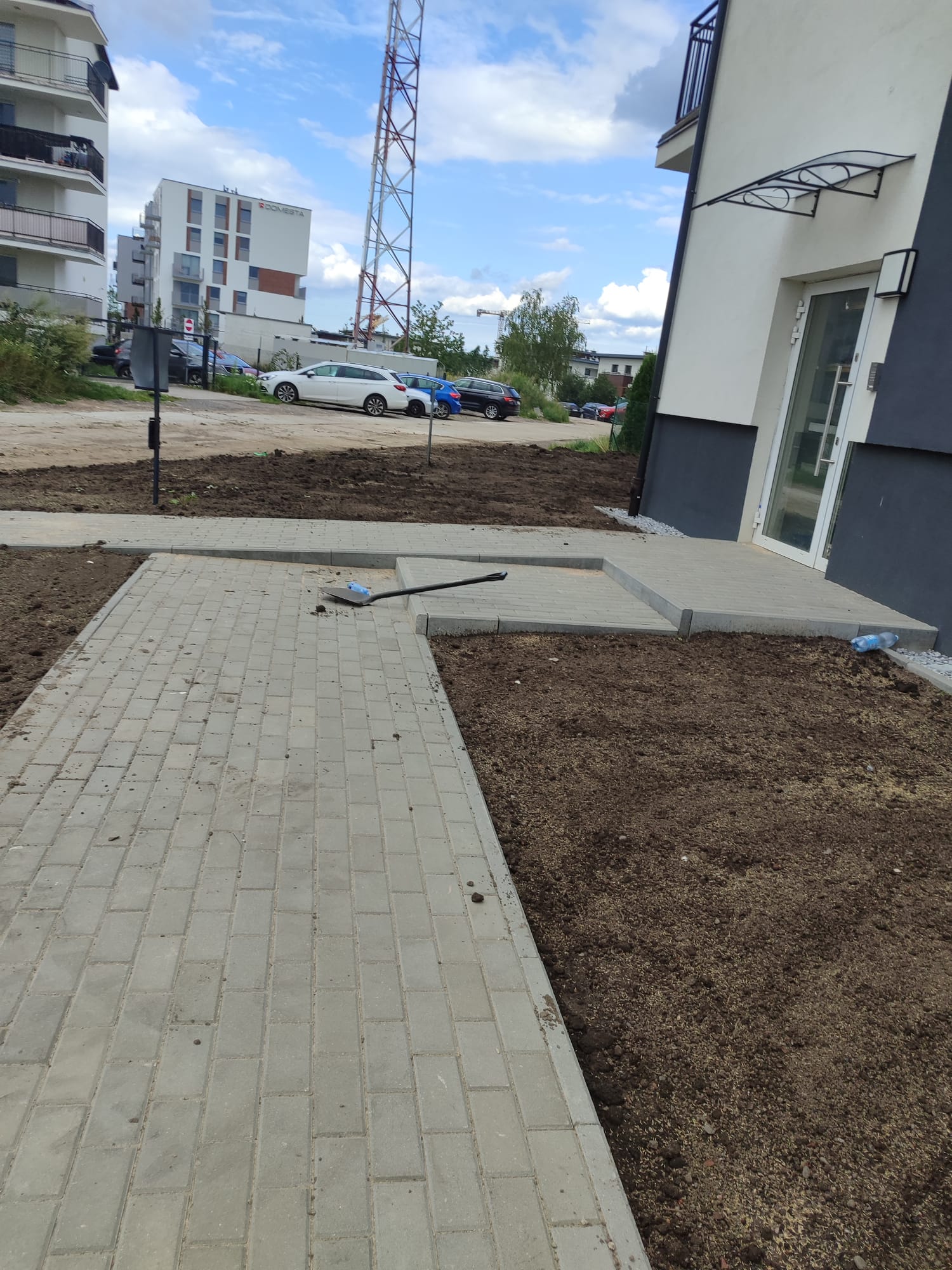 Układanie kostki brukowej osiedle (2)