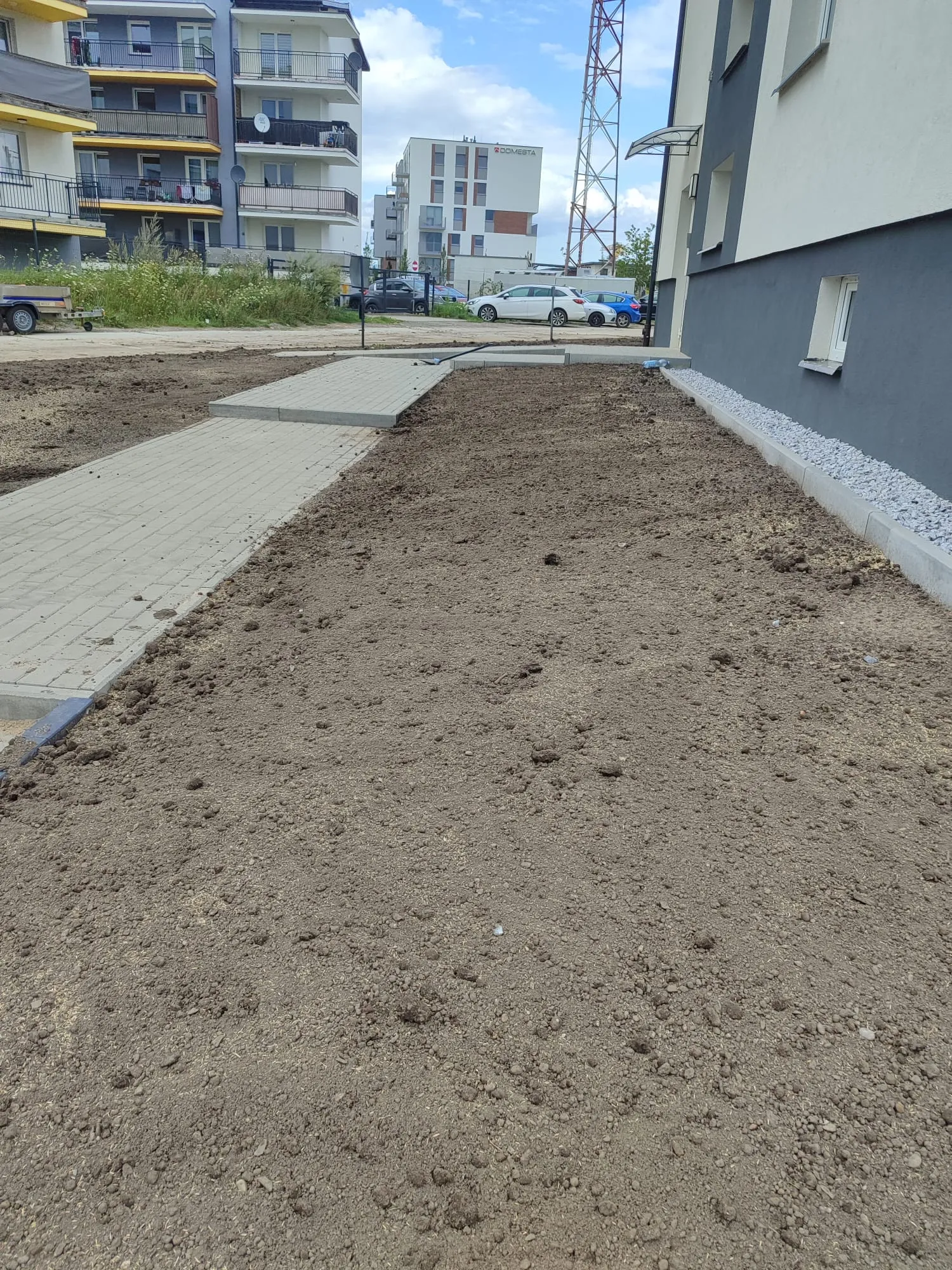 Układanie kostki brukowej osiedle (7)