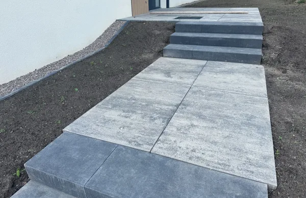 układanie kostki chodników schodów instalacji burzowej